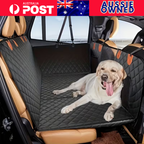 Bark & Ride™ Hard-Base Dog Back Seat Protector — Waterproof & Non-Slip